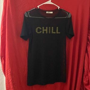 Black Chill shirt see-through